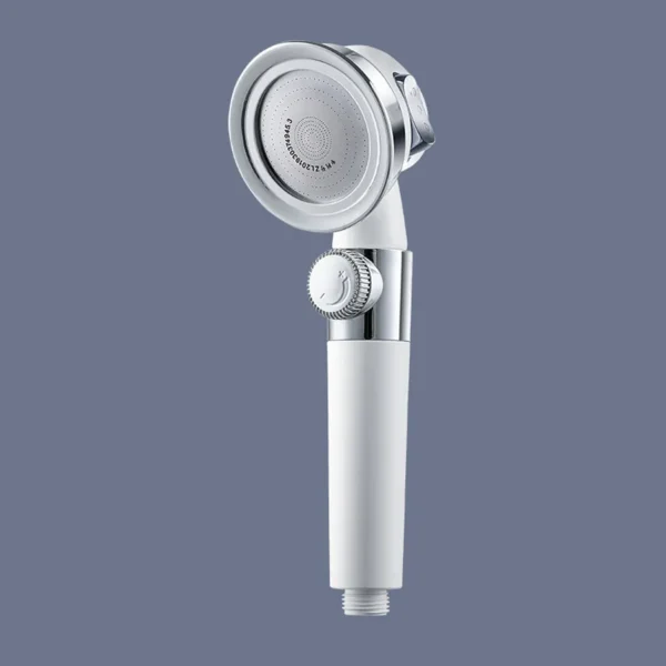 White 3-mode handheld shower head